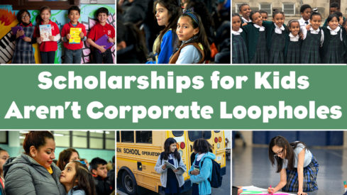 Scholarships for kids aren't corporate loopholes