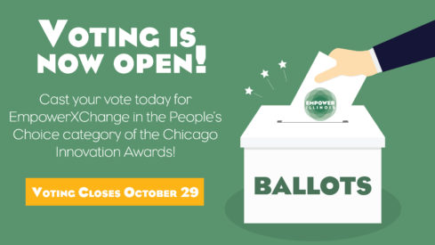 Voting is open graphic