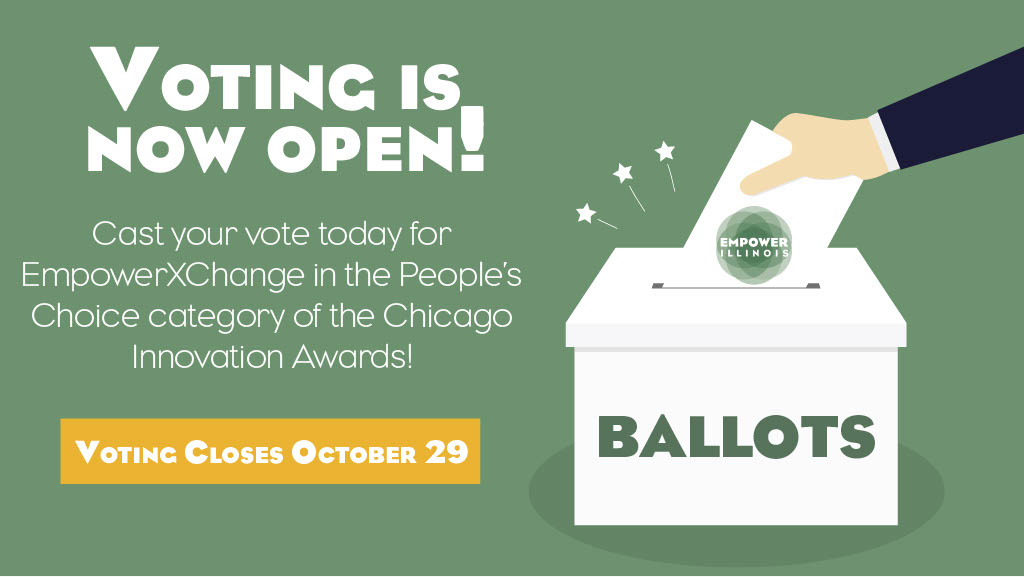 Voting is open graphic