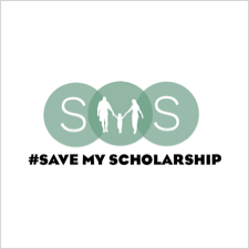 #SaveMyScholarship Logo